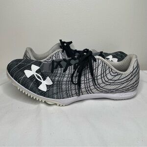 Under Armour Kick Distance 3 Black White Mens Size 10.5